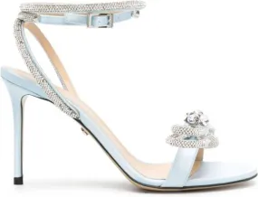 MACH & MACH Crystal-Embellished Sandals Blue