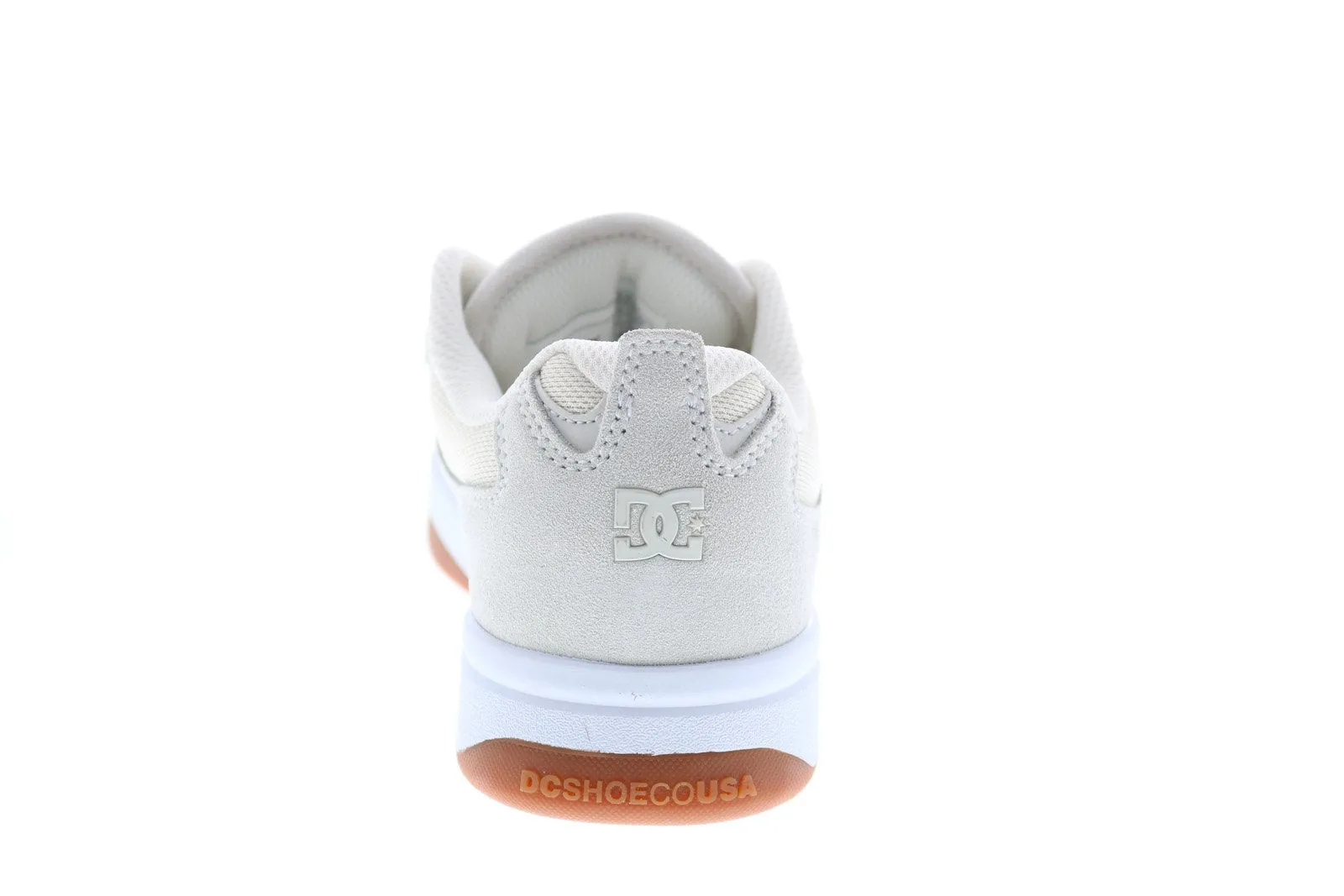 Mens Beige Suede Skate Sneakers by DC Shoes