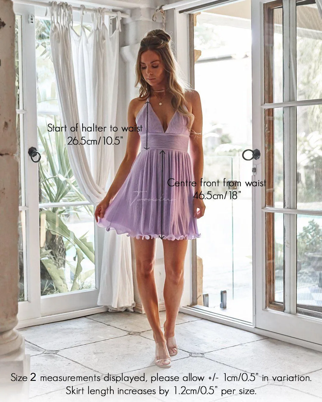 Mindy Dress Lilac - Shop Now