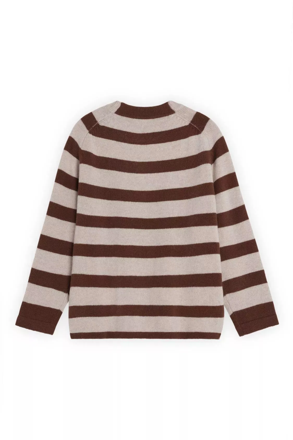 Mont Saint Michel Brown Cable Knit Sweater