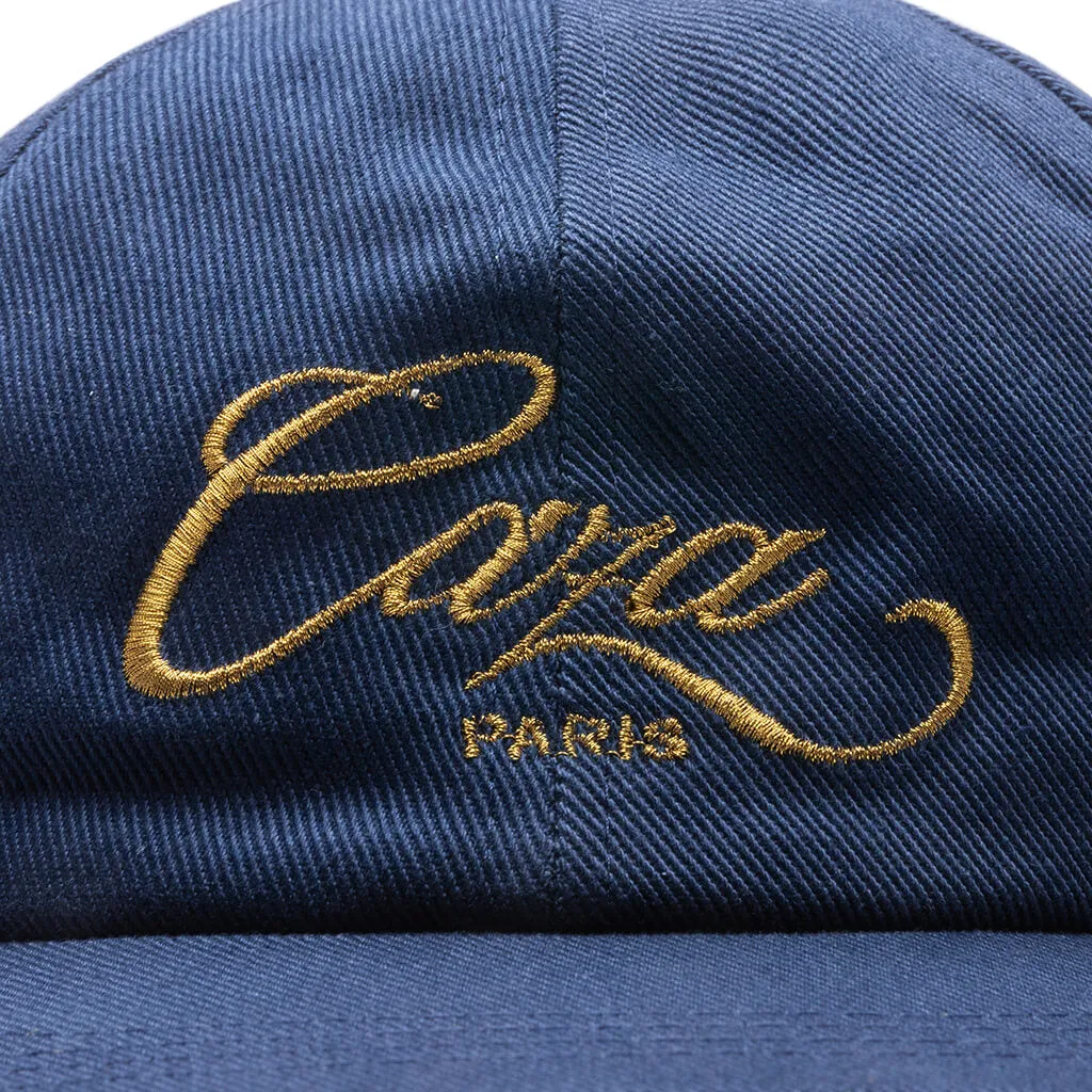 Navy Caza Embroidered Cap