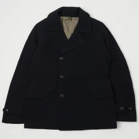 Navy Wool Coat Gorouta 0304 - Shop Now