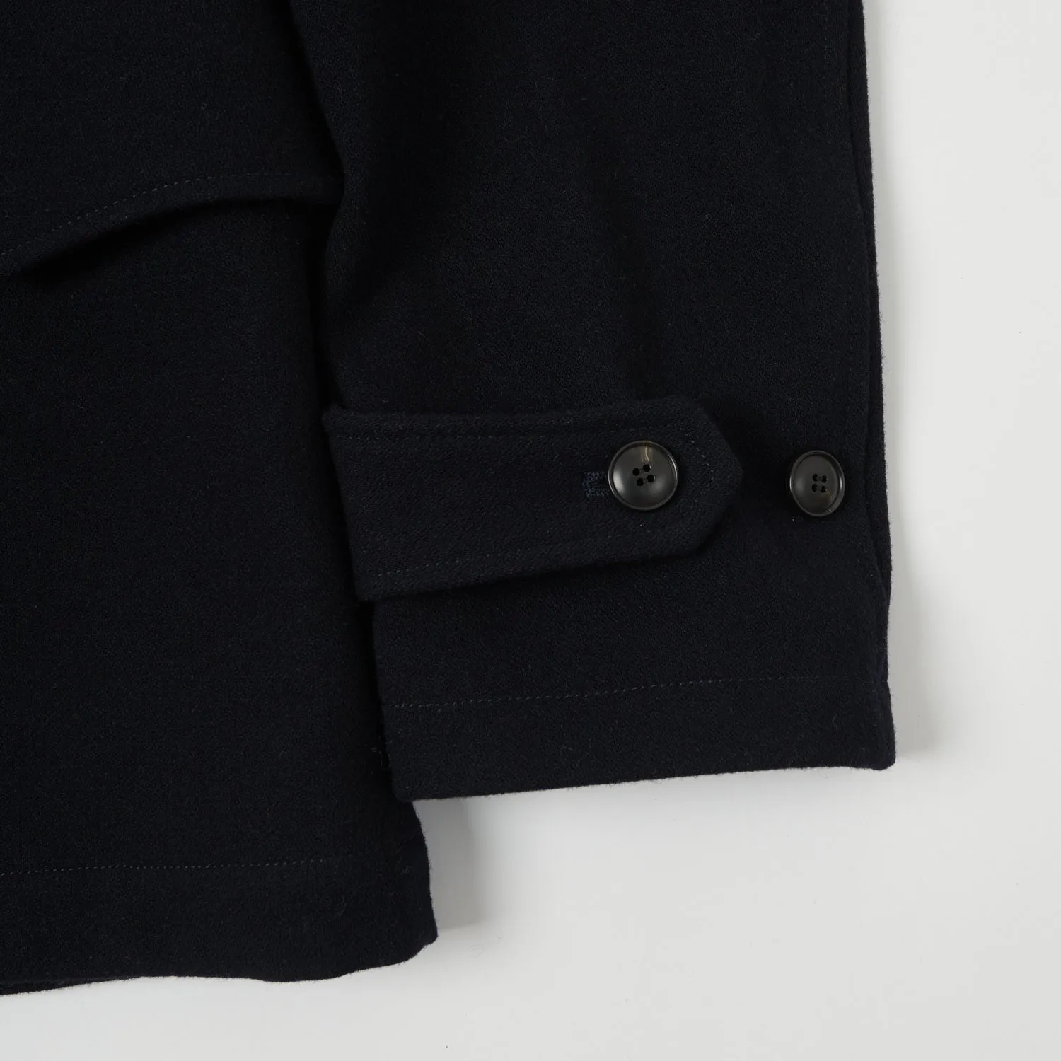 Navy Wool Coat Gorouta 0304 - Shop Now