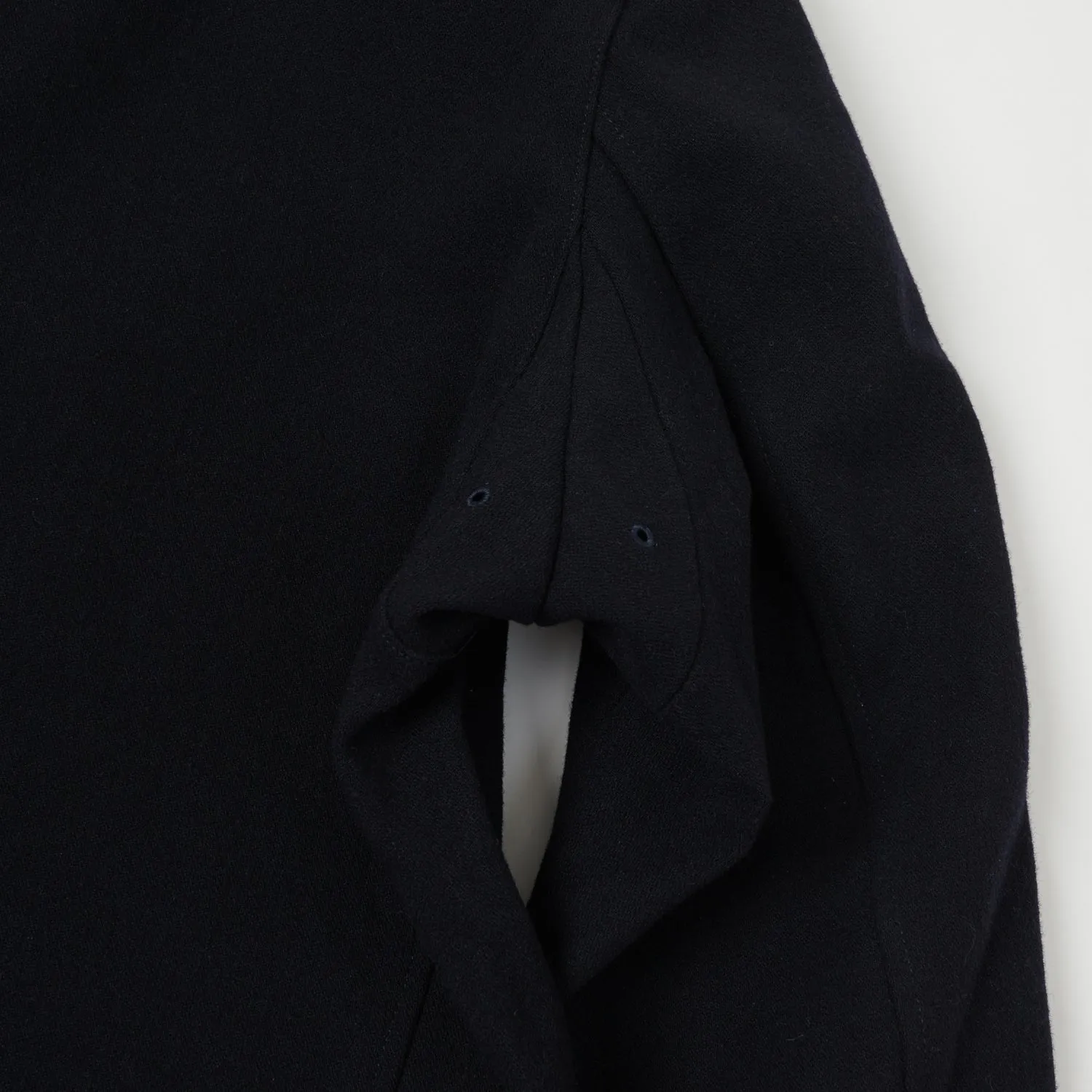 Navy Wool Coat Gorouta 0304 - Shop Now