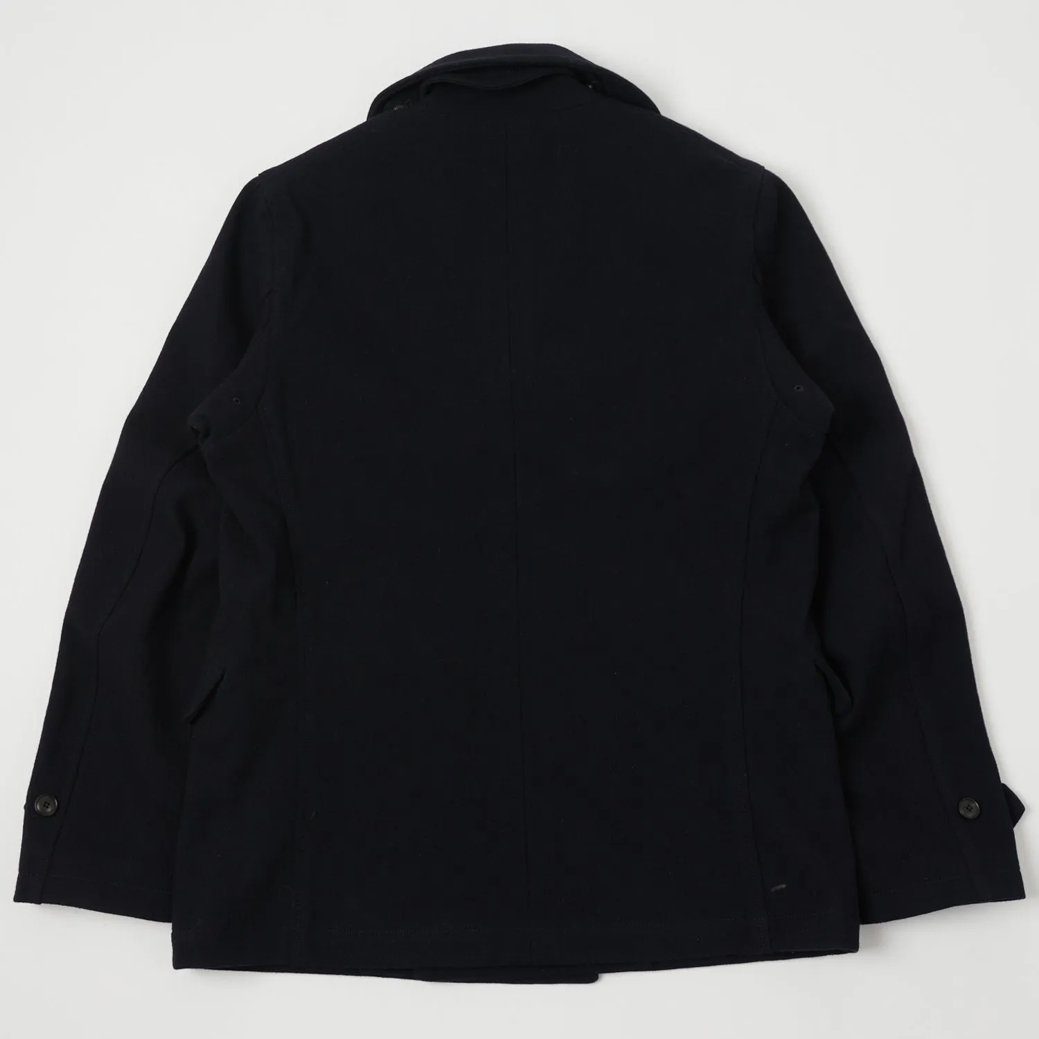 Navy Wool Coat Gorouta 0304 - Shop Now