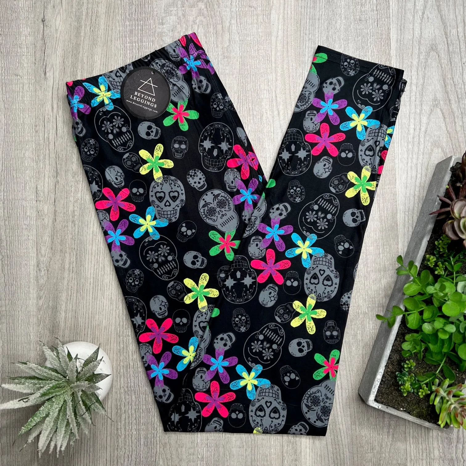 Neon Floral Leggings