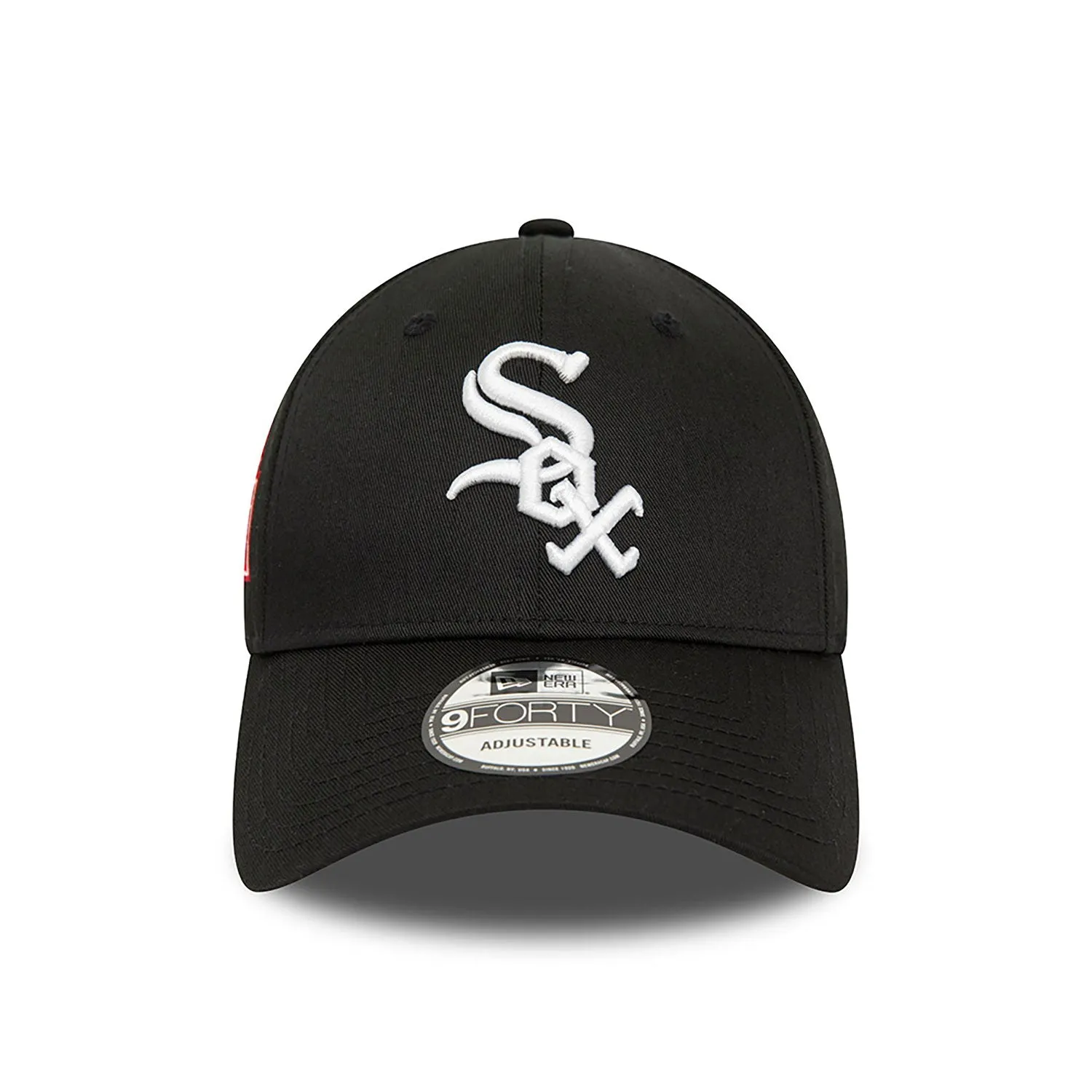 Chicago White Sox World Series World Series Patch Black 9FORTY Adjustable Cap by NEW ERA