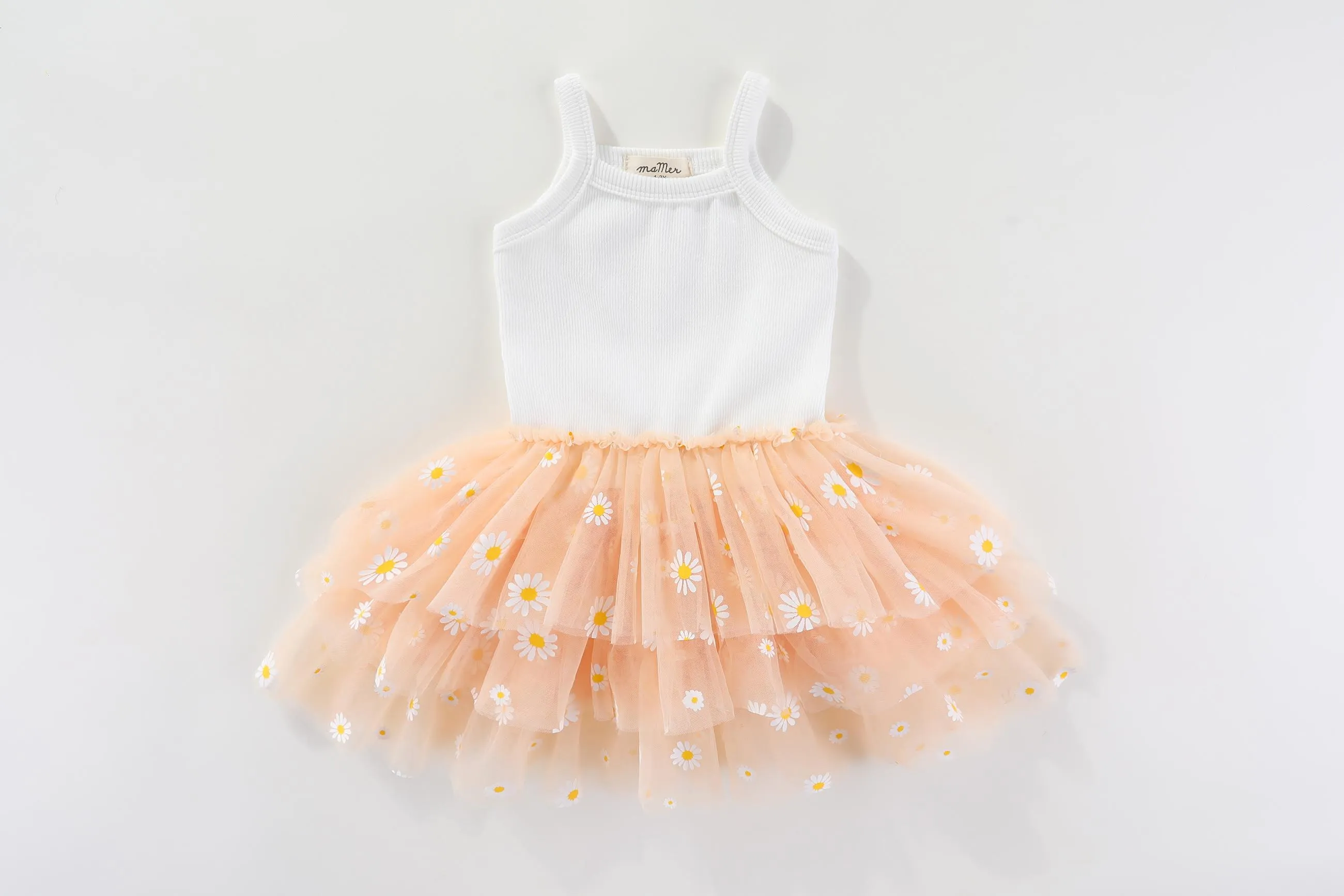 Hanna Daisy Tulle Dress for Babies and Toddlers: 0-6 Months, 6-12 Months, 1-2 Years, 2-3 Years, 3-4 Years, 4-5 Years, 5-6 Years,