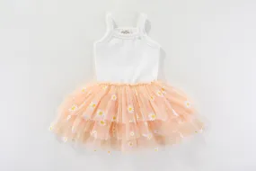 Hanna Daisy Tulle Dress for Babies and Toddlers: 0-6 Months, 6-12 Months, 1-2 Years, 2-3 Years, 3-4 Years, 4-5 Years, 5-6 Years,