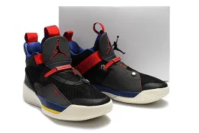 Men's Nike Air Jordan 33 Black Red Navy Shoes US 7,8,8.5,9.5,10,11,12 Sale