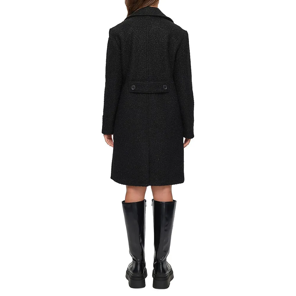 Noize Simona Vegan Wool Coat - Long Length