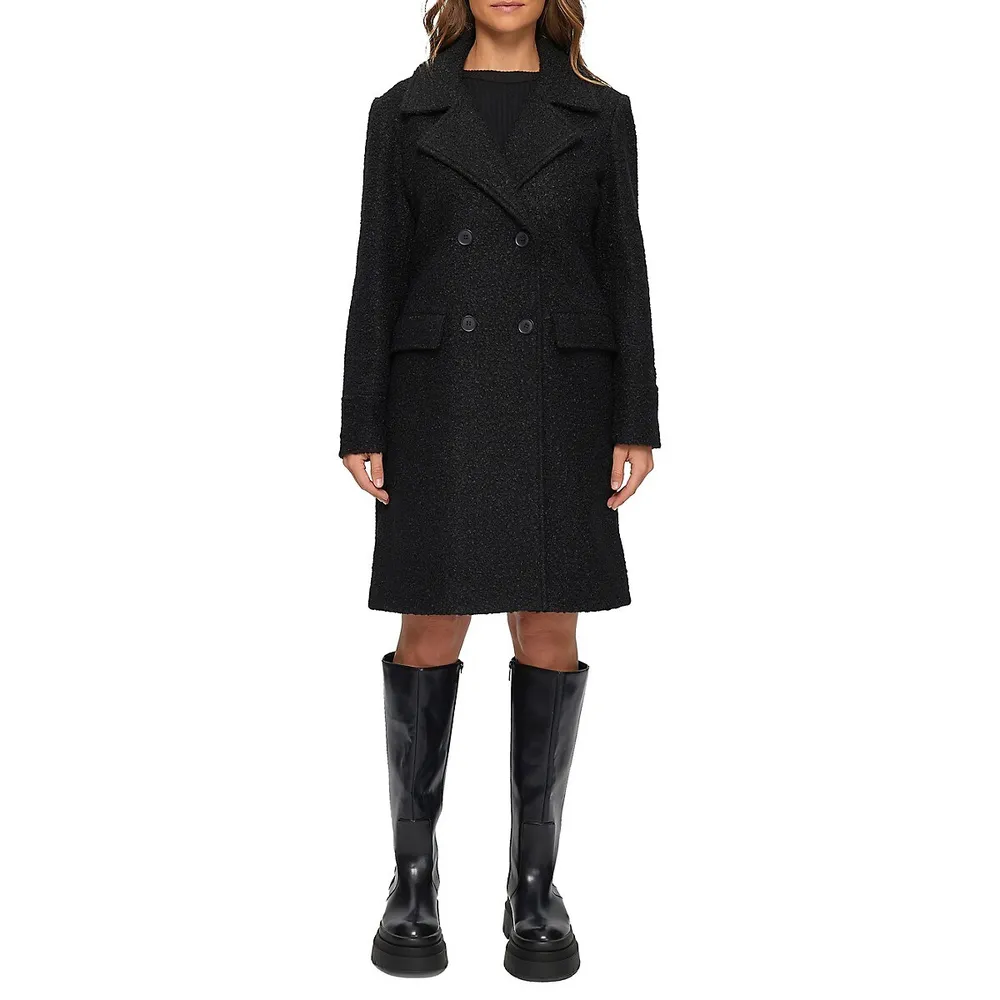 Noize Simona Vegan Wool Coat - Long Length