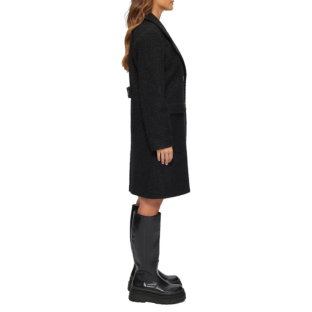 Noize Simona Vegan Wool Coat - Long Length