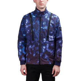 Orange Stone Island David Fluo Wind Jacket