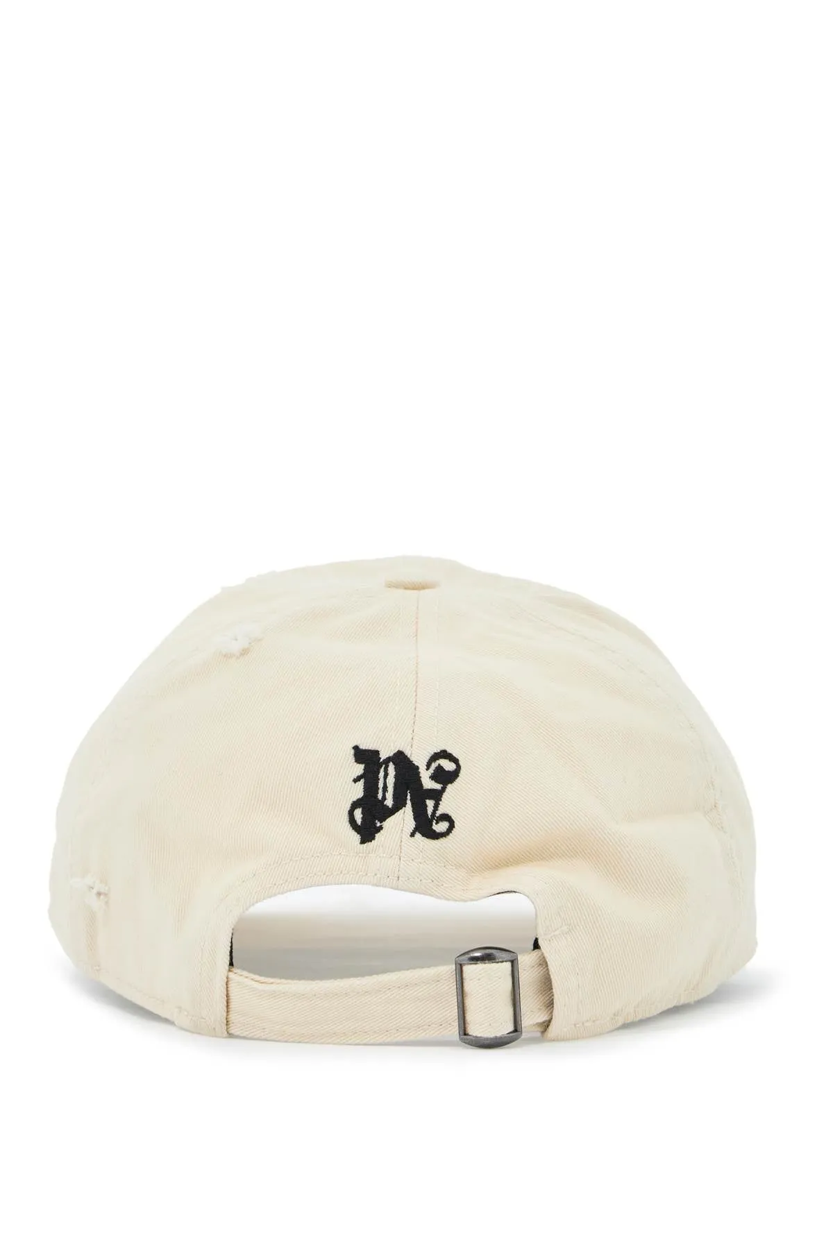 PALM ANGELS logo distressed baseball hat