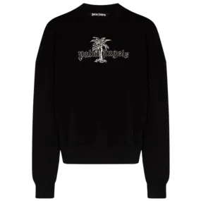 Palm Angels Men's Black Sweater PMBA026S22FLE0091001