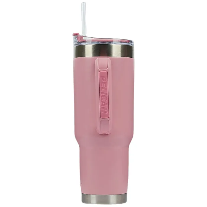 Pelican Pink Porter 40 oz. Recycled Stainless Steel Travel Tumbler