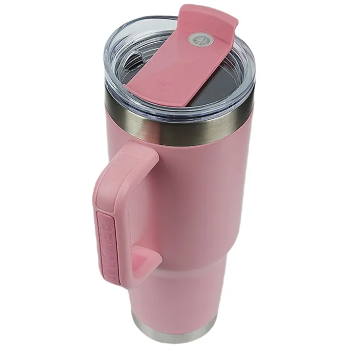 Pelican Pink Porter 40 oz. Recycled Stainless Steel Travel Tumbler