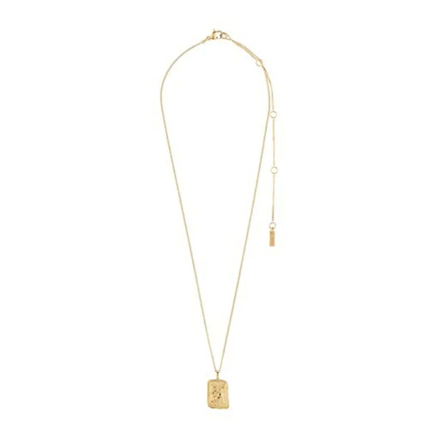 Pilgrim Virgo Zodiac Sign Necklace, Gold