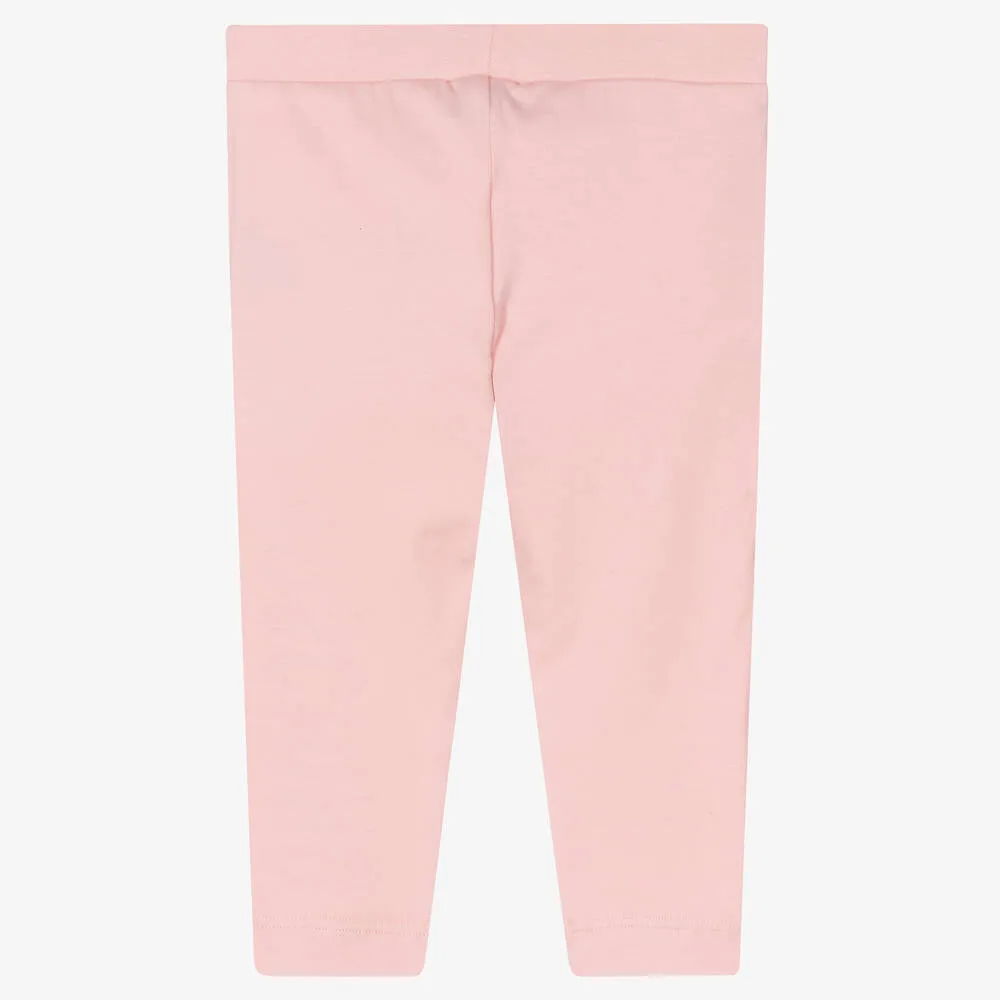 Pink Girls Logo Leggings