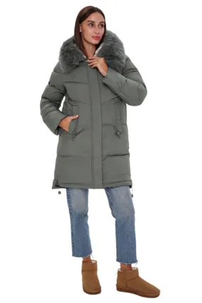 Polar Fox Trim Down Coat