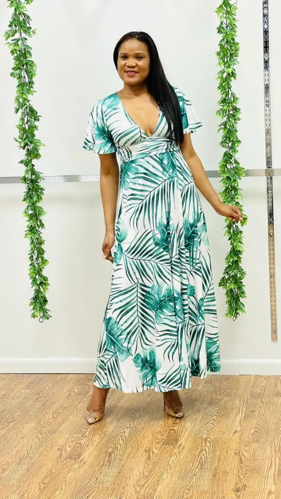 Printed Maxi Dress