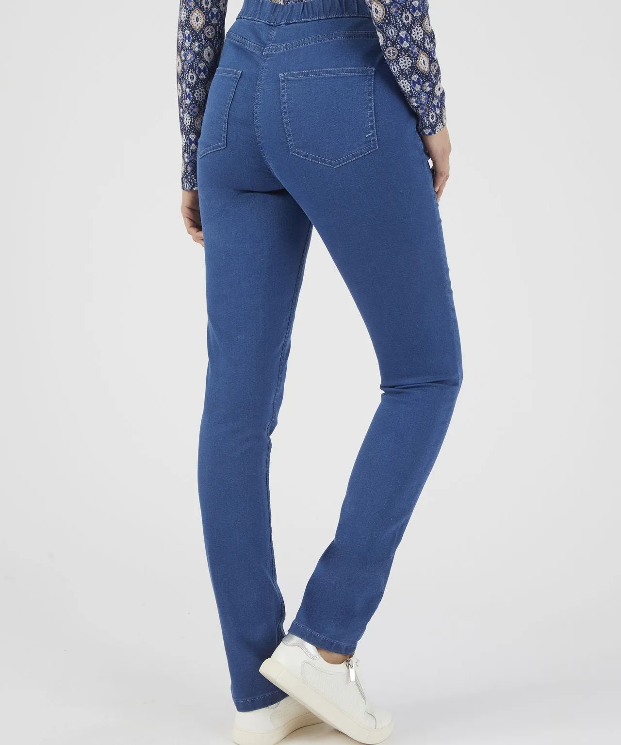 Pull-on Denim Pants