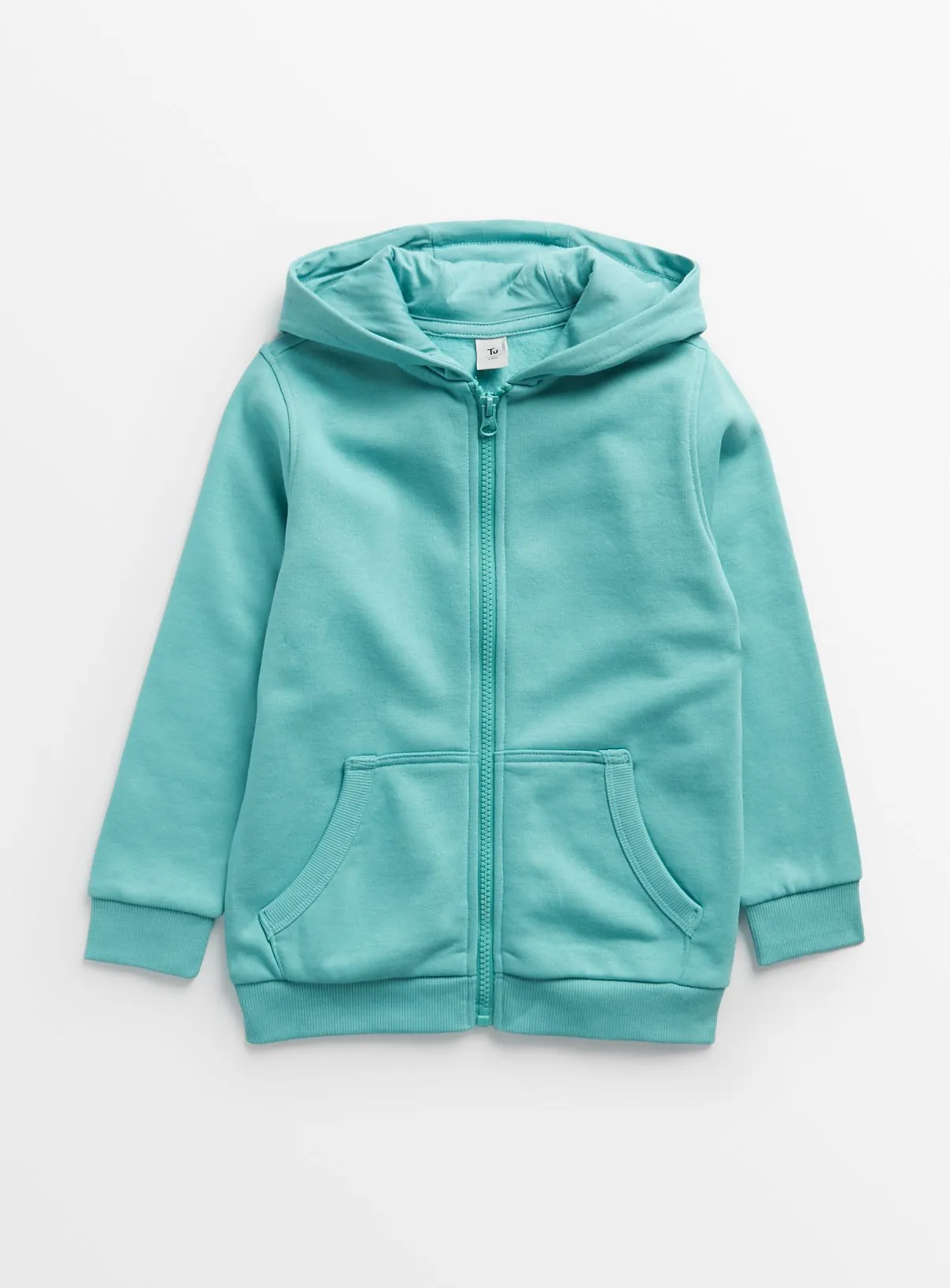 Purchase Turquoise Zip-Up Hoodie for 3-Year-olds | Jumpers and Hoodies | Tu