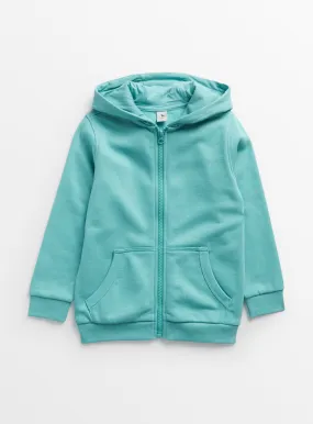 Purchase Turquoise Zip-Up Hoodie for 3-Year-olds | Jumpers and Hoodies | Tu