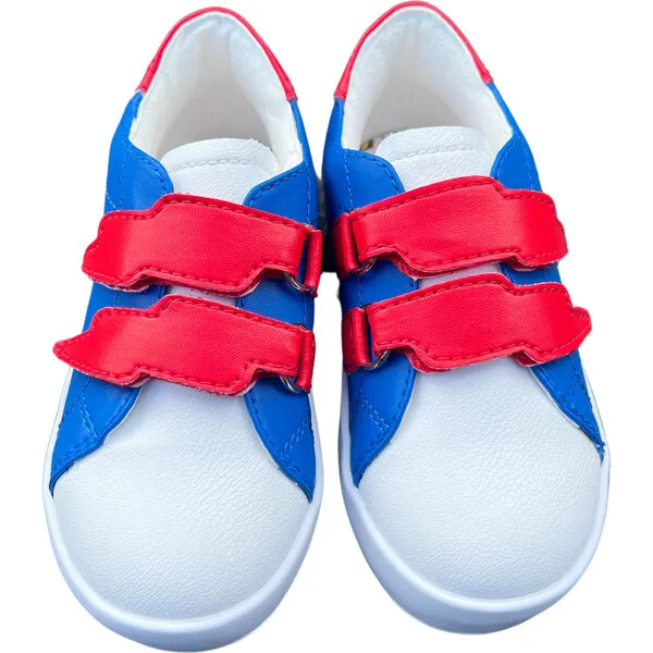 Red Blue StyleChild Wolff Bicolor Sneaker