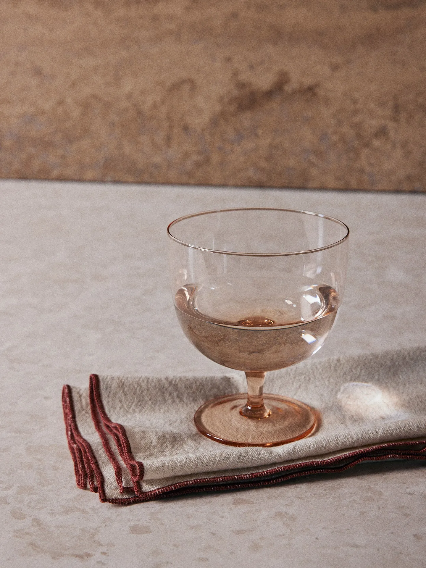 Rose Water Glasses, set of two