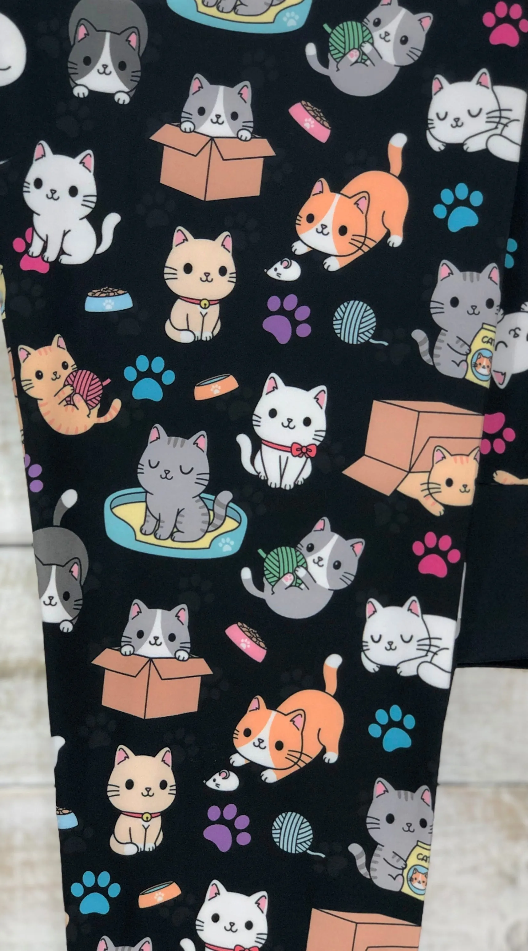 RTS - Cute Cat Leggings