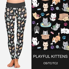 RTS - Cute Cat Leggings