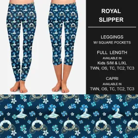 Royal Slipper Leggings with Pockets - RTS