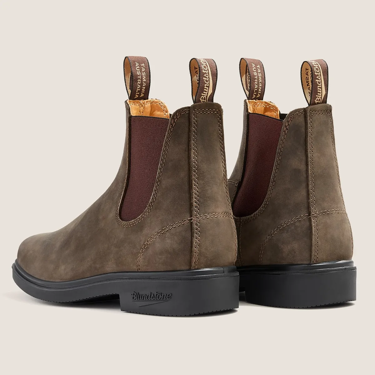 Rustic Brown Men's Chelsea Boots.