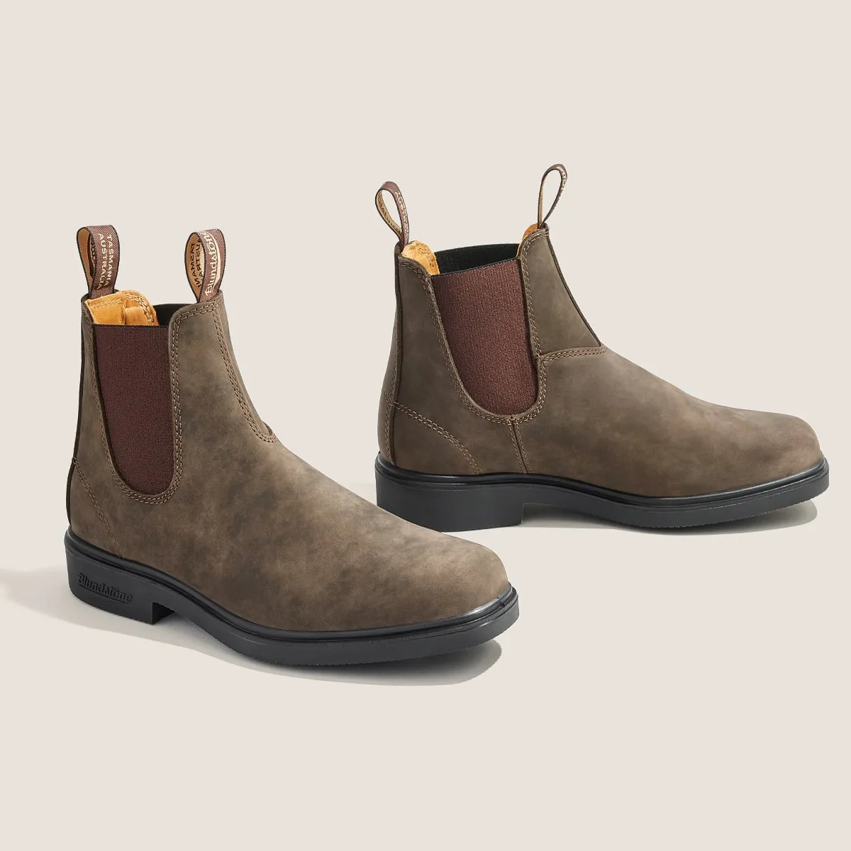 Rustic Brown Men's Chelsea Boots.