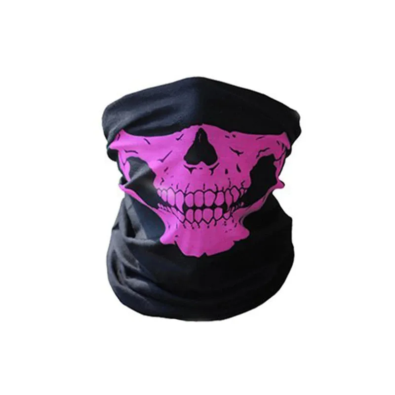 Skull Ghost Rock Style Motorcycle Face Mask Windproof Outdoor Ski Cap Bike Balaclava Scarf.