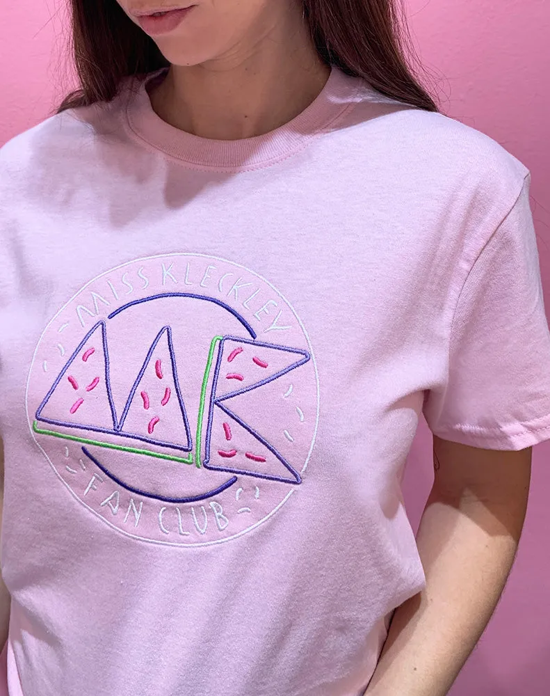 Soft pink MK FAN CLUB t-shirt