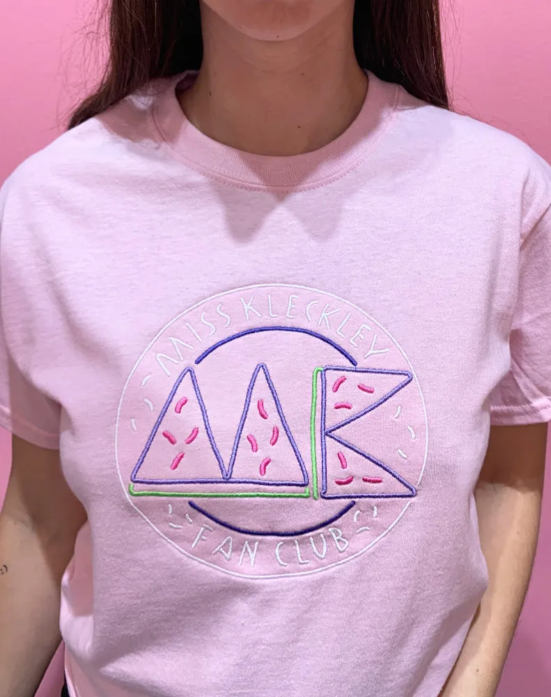 Soft pink MK FAN CLUB t-shirt