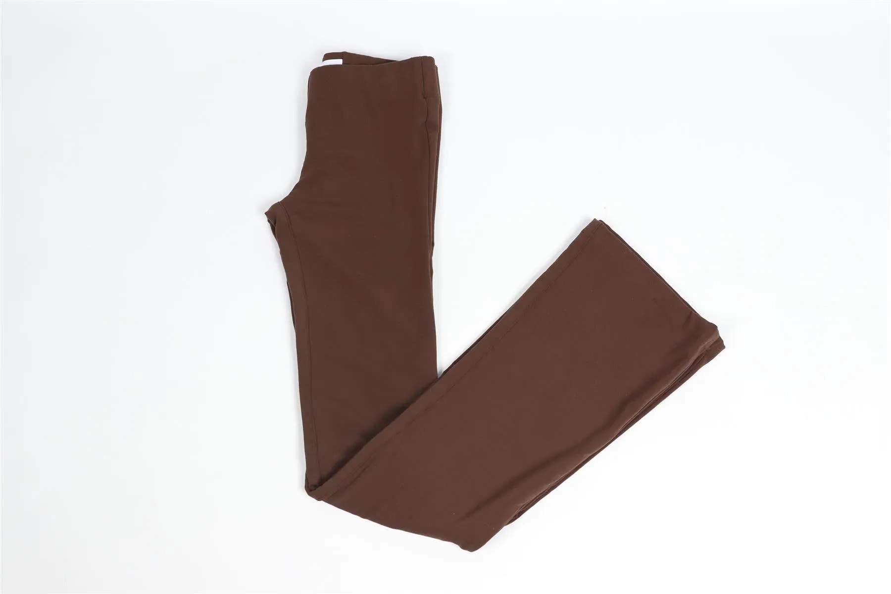 SPRWMN Brown Jersey Leggings Small