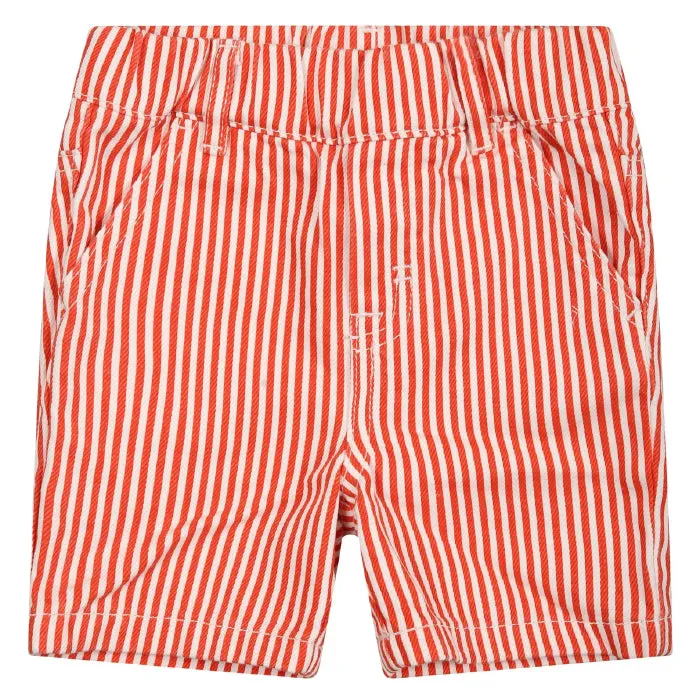 Stella McCartney Baby Shorts Red White Stripes