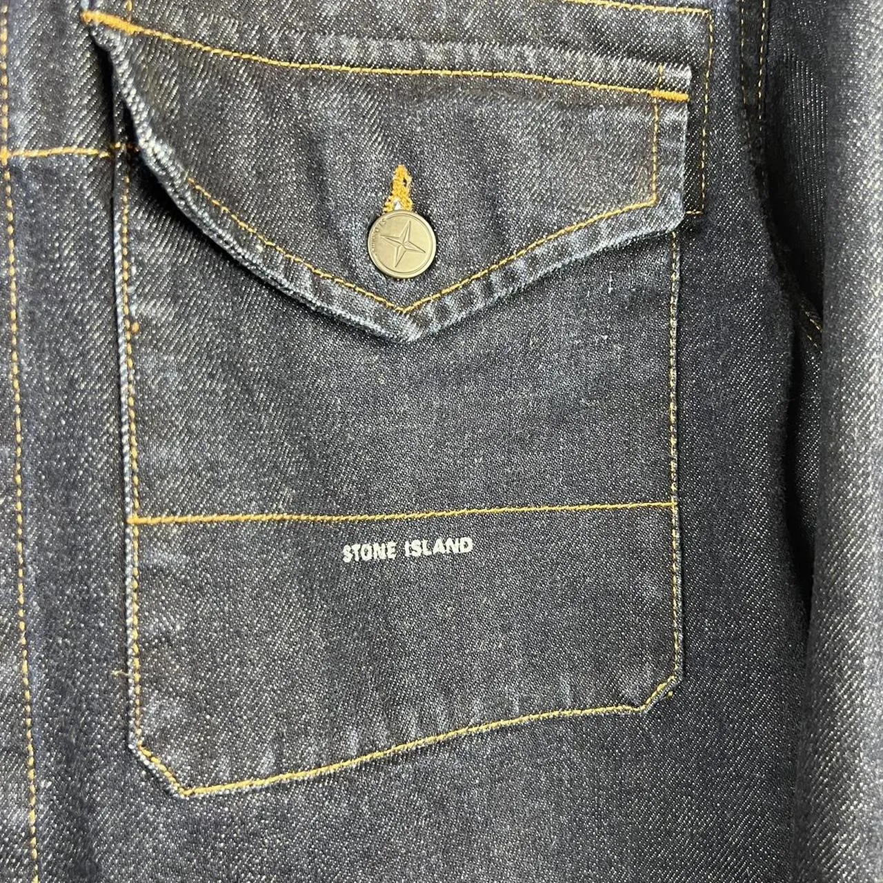 Stone Island Denims Logo Jacket Size Large