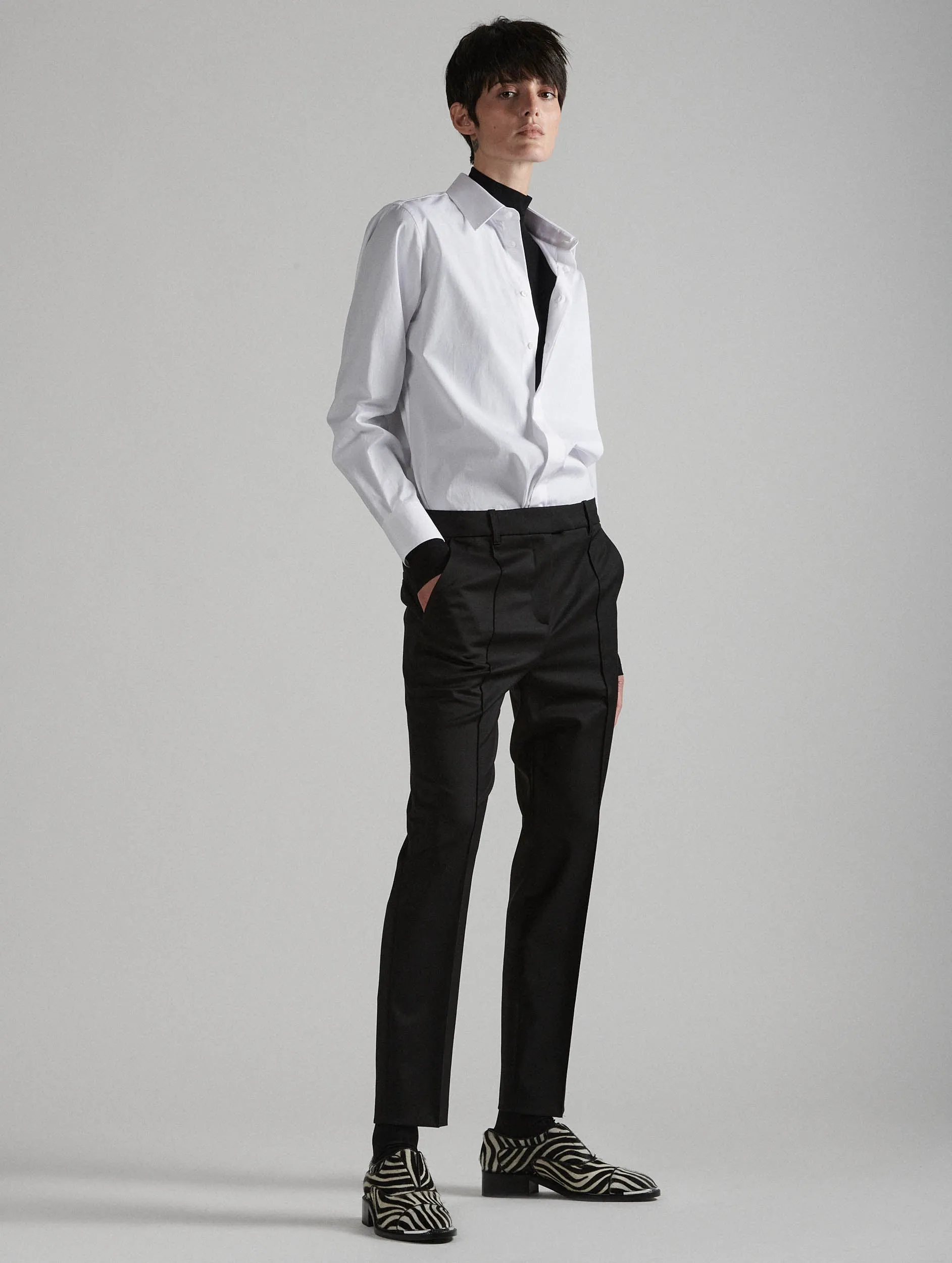 Stretch Wool Trousers