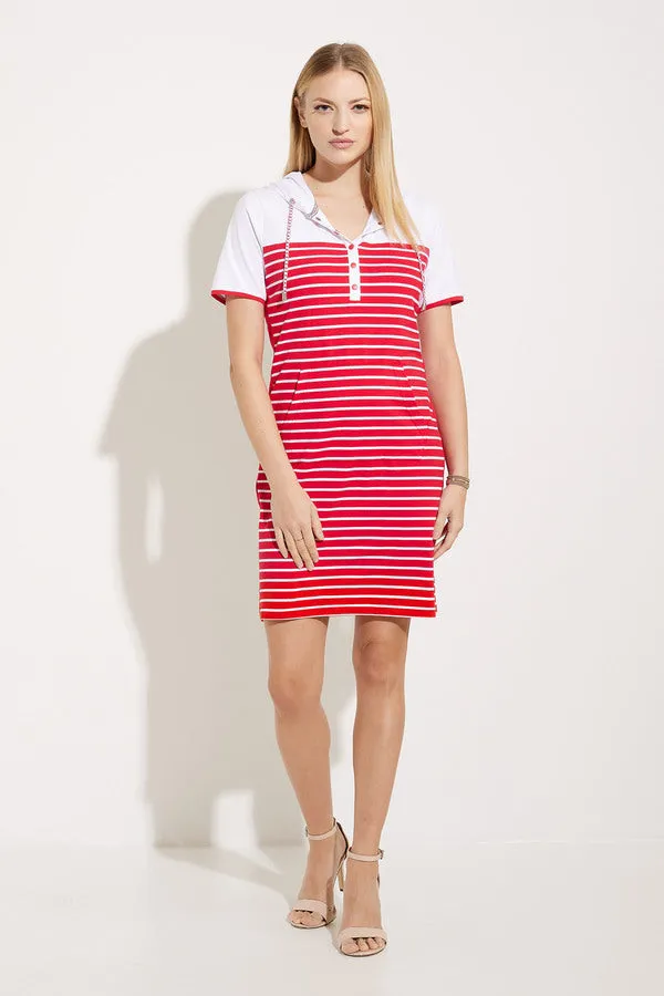 Striped Dress in Red and White