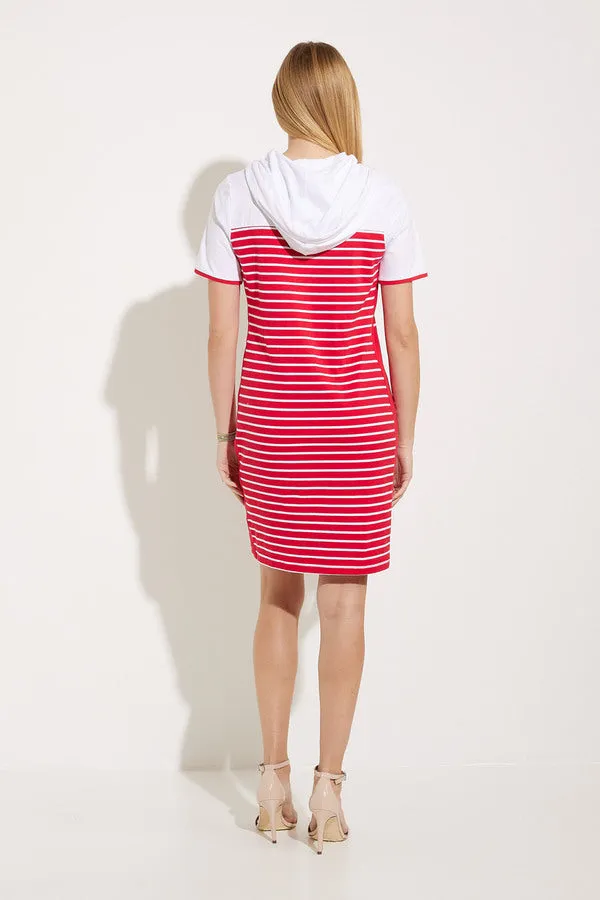 Striped Dress in Red and White