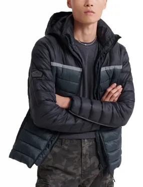 Superdry Black Dolman Downhill Racer Fuji Jacket