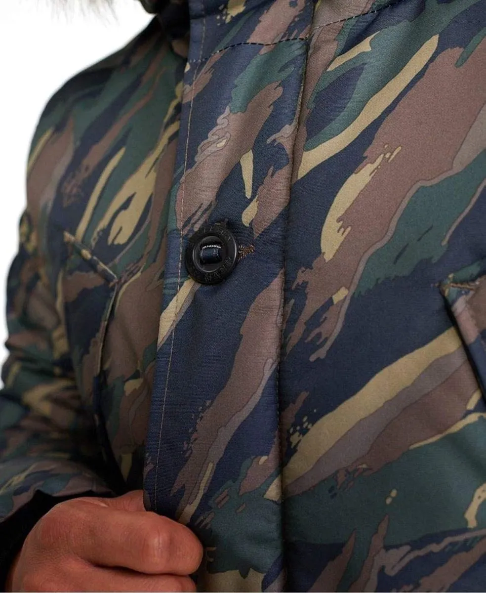 Superdry Green Camo Everest Parka Jacket