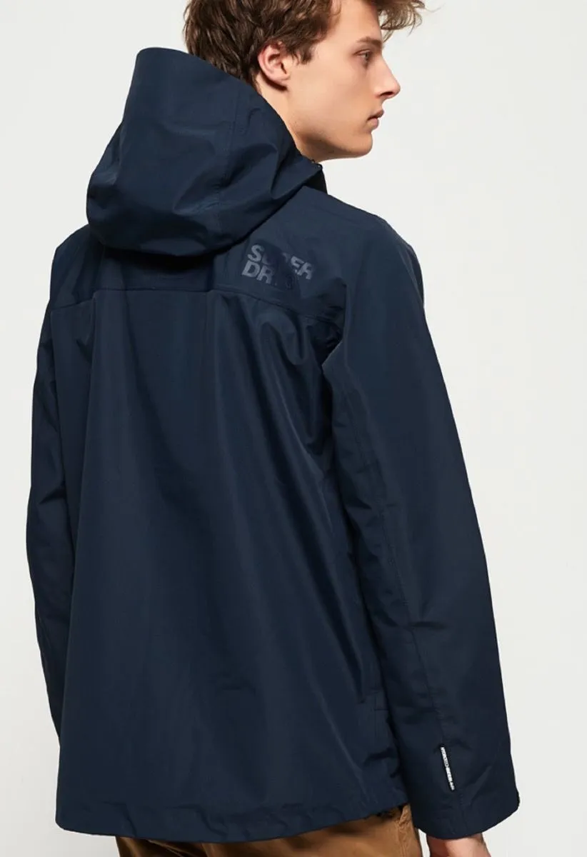 Navy Softshell Hooded Jacket by Superdry Hydrotech