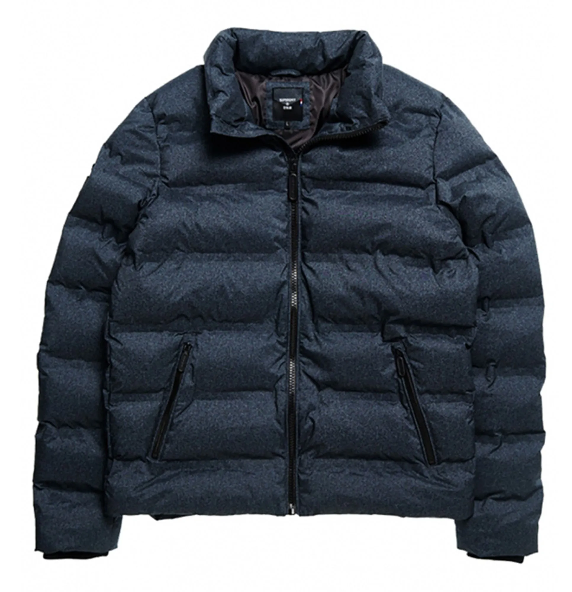 Charcoal Superdry Ultimate Radar Quilt Jacket