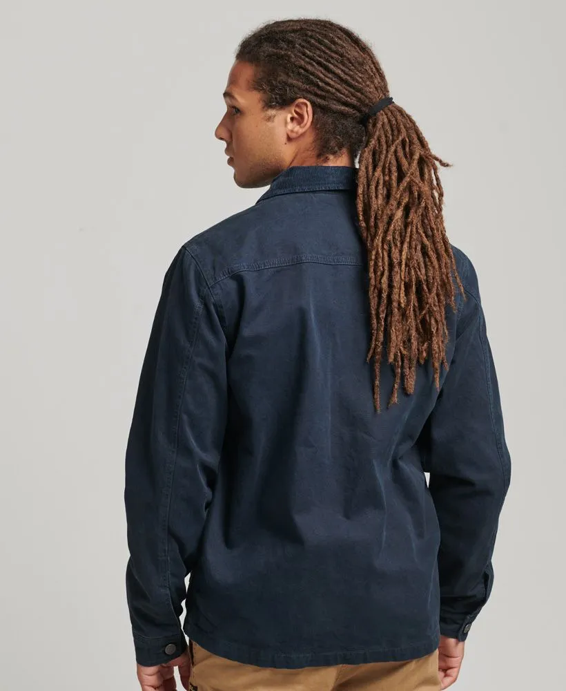 Eclipse Navy Canvas Jacket by Superdry